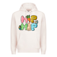 Pale Pink Hip hop Easter Day Premium Hoodie - HowdyJamesFarm