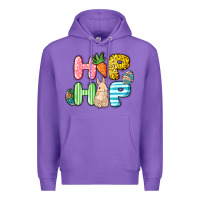 Purple Hip hop Easter Day Premium Hoodie - HowdyJamesFarm