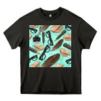 Asphalt literature seamless pattern Heavy Core Tee - BundleAndBundleShop