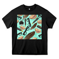 Black literature seamless pattern Heavy Core Tee - BundleAndBundleShop