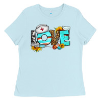 Baby Blue love nurse western Ladies Tee - BundleAndBundleShop
