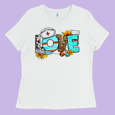 Love Nurse Western Ladies Tee Designed By Bundleandbundleshop