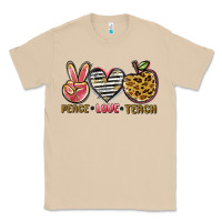 Mushroom peace love teach Classic Tee - NancyCooperArtShop