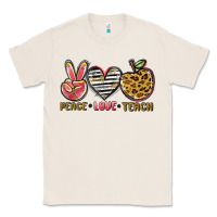 Natural peace love teach Classic Tee - NancyCooperArtShop