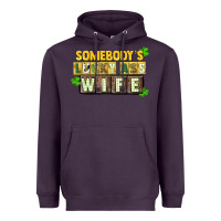 Plum St. Patrick's Somebody's lucky ass wife Heavyweight Hoodie - CowGirlArtShop