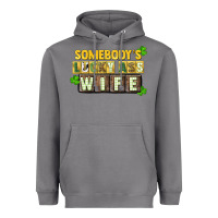 Storm St. Patrick's Somebody's lucky ass wife Heavyweight Hoodie - CowGirlArtShop
