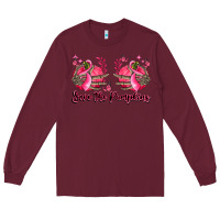 Burgundy save the pumpkins Long Sleeve Tee - LillyAllenDesigns