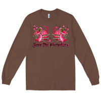 Chestnut save the pumpkins Long Sleeve Tee - LillyAllenDesigns