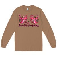 Toasted Coconut save the pumpkins Long Sleeve Tee - LillyAllenDesigns