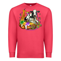 Cardinal holstein mardi gras Premium Sweatshirt - OliviaCreatesArt