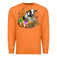 Carrot holstein mardi gras Premium Sweatshirt - OliviaCreatesArt