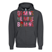 Smoke Be mine be mine be mine Valentine's Day Zipper Hoodie - HowdyJamesFarm