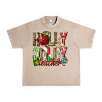 French Oak holly jolly teacher Urban Heavy Tee - NancyCooperArtShop