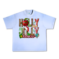Grape Ice holly jolly teacher Urban Heavy Tee - NancyCooperArtShop