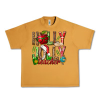 Peanut Butter holly jolly teacher Urban Heavy Tee - NancyCooperArtShop