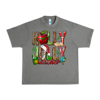 Tornado holly jolly teacher Urban Heavy Tee - NancyCooperArtShop