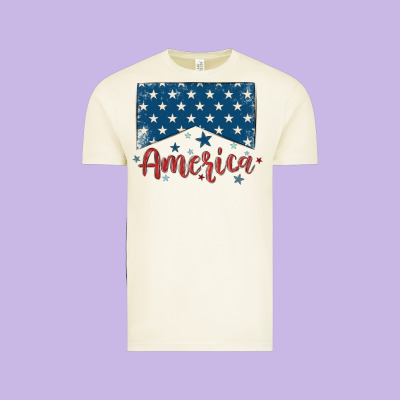 America Vintage Tee Designed By Maliassmallbusiness
