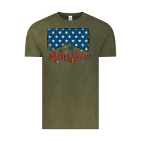 Vintage Olive America Vintage Tee - MaliasSmallBusiness
