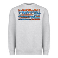 Heather Grey vintage baseball Heavyweight Sweatshirt - Artiststas