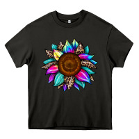 Asphalt sunflower tie dye Heavy Core Tee - JahusDesignShop