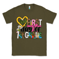 Army Green my first day of 1st grade Classic Tee - NancyCooperArtShop