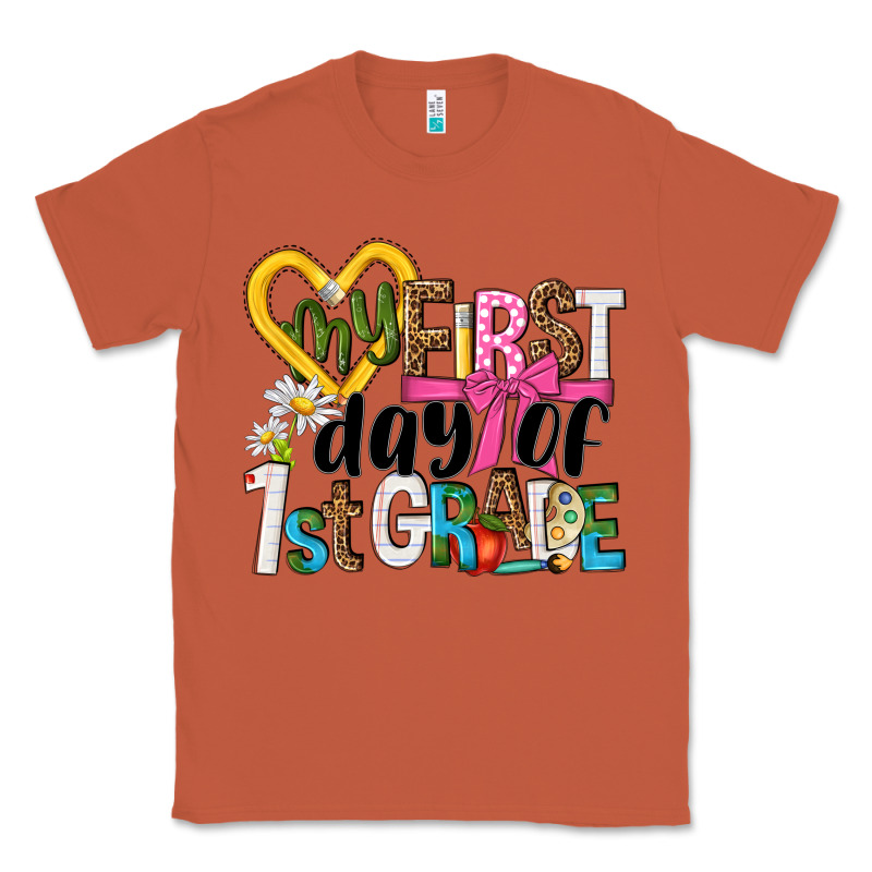 My First Day Of 1st Grade Classic Tee by NancyCooperArtShop | Teevron