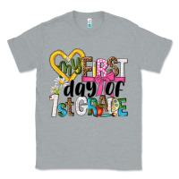 Heather Grey my first day of 1st grade Classic Tee - NancyCooperArtShop