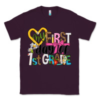 Plum my first day of 1st grade Classic Tee - NancyCooperArtShop