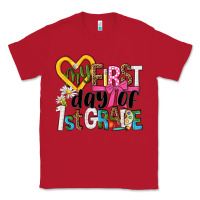 Red my first day of 1st grade Classic Tee - NancyCooperArtShop