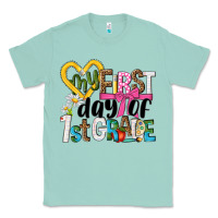 Seafoam my first day of 1st grade Classic Tee - NancyCooperArtShop