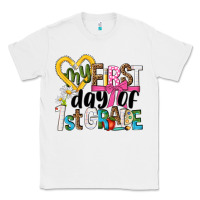 White my first day of 1st grade Classic Tee - NancyCooperArtShop