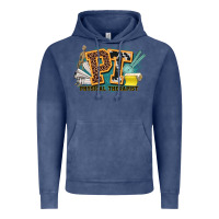 Vintage Denim pt physical therapist western Vintage Hoodie - NancyCooperArtShop