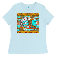 Baby Blue western love nurse tumbler Ladies Tee - BundleAndBundleShop