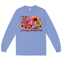 Colony Blue in october we wear pink Long Sleeve Tee - LillyAllenDesigns