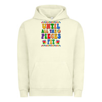 Pigment Pistachio Until all the pieces fit Urban Hoodie - CowhideDigitalArt