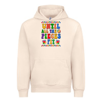 Sandshell Until all the pieces fit Urban Hoodie - CowhideDigitalArt