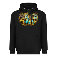 Black Mama vibes leopard mother's day Heavyweight Hoodie - HowdyJamesFarm