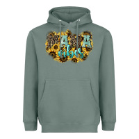 Sage Mama vibes leopard mother's day Heavyweight Hoodie - HowdyJamesFarm