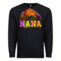 Black basketball nana Premium Sweatshirt - OliviaCreatesArt