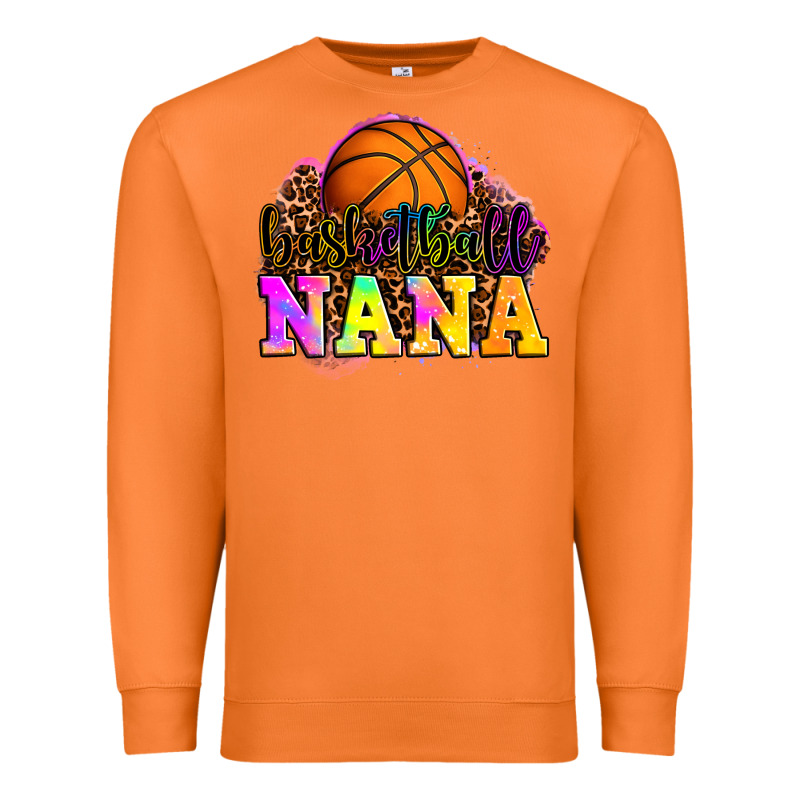 Basketball Nana Premium Sweatshirt by OliviaCreatesArt | Teevron