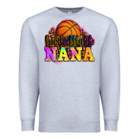 Heather Grey basketball nana Premium Sweatshirt - OliviaCreatesArt