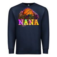 Navy basketball nana Premium Sweatshirt - OliviaCreatesArt