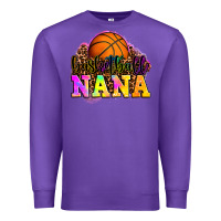Purple basketball nana Premium Sweatshirt - OliviaCreatesArt