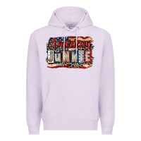 Lilac American junkie 4th of july Premium Hoodie - CowGirlArtShop
