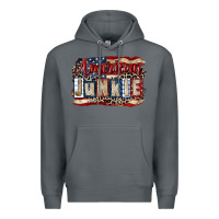 Rock American junkie 4th of july Premium Hoodie - CowGirlArtShop