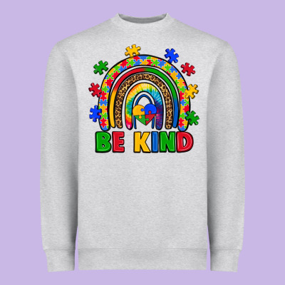 Autism Awareness Rainbow Heavyweight Sweatshirt Designed By Artiststas