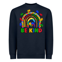 Navy autism awareness rainbow Heavyweight Sweatshirt - Artiststas