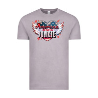 Vintage Zinc American junkie Vintage Tee - NancyCooperArtShop