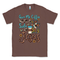 Chestnut give me coffee with a side of jesus Classic Tee - JahusDesignShop