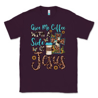 Plum give me coffee with a side of jesus Classic Tee - JahusDesignShop
